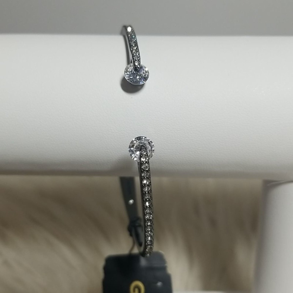 NWT Givenchy Black Bracelet with Rhinestones